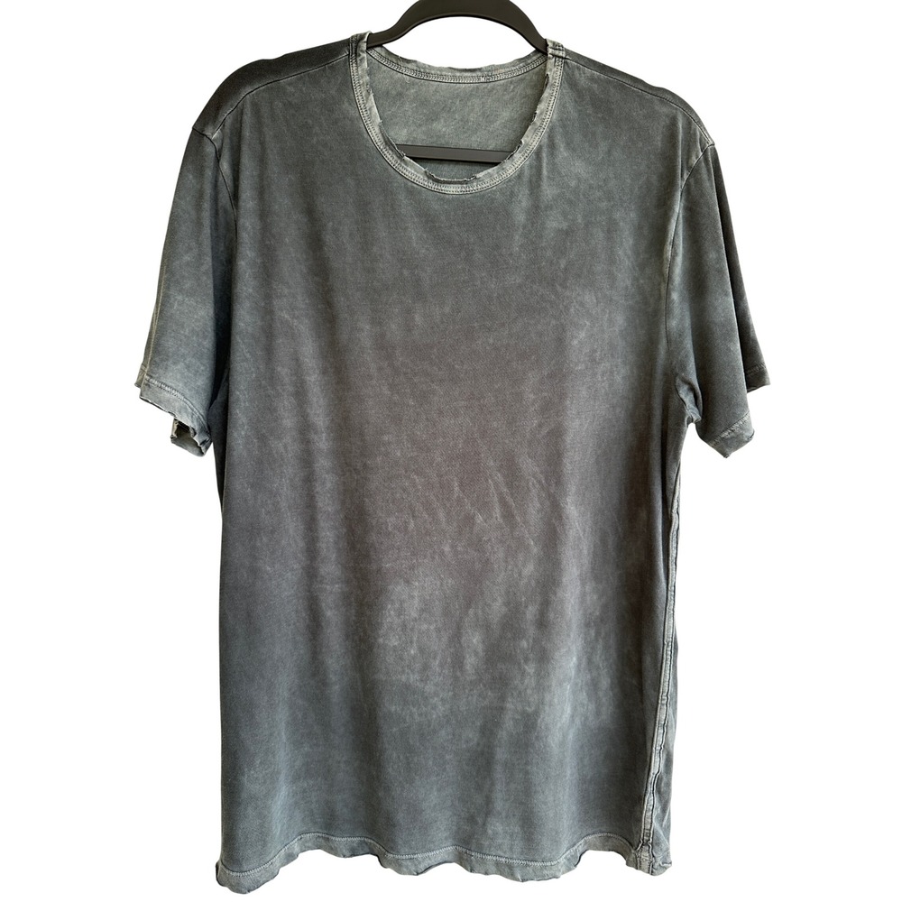 Cotton Citizen Charcoal Mineral Wash Distressed Supima Cotton T Shirt Men Medium